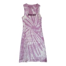 Barstool Sports LG Dress Tank Ribbed Stretch FRIDAY ENERGY Purple Chicks... - $26.23