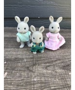 Babblebrook Calico Critters Sylvanian Families Rabbit Family of 4 Bunnie... - £21.91 GBP