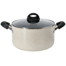 Oster Clairborne 6 Quart Aluminum Nonstick Dutch Oven with Lid in Sand - $64.24