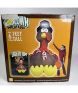 NEW 6’ FT GEMMY AIRBLOWN LIGHTED INFLATABLE THANKSGIVING TURKEY INDOOR O... - $917.20 MXN
