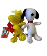 Peanuts Plush Snoopy and Woodstock Pair Toys 4” Tall - $184.23 MXN