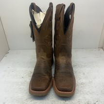 Smoky Mountain Men&#39;s Lando Cowboy Western Boots 4054 Brown Oil Size 9D - $123.49