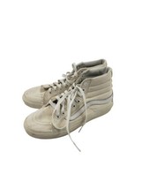 Vans High Top Tan Lace Up Leather Skateboard Shoes Men’s Size 4 Women 5.5 - $16.82