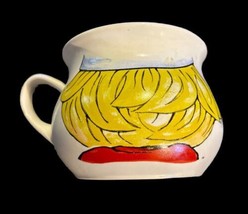 1998 Campbell&#39;s Kids Soup Oversized Mug Bowl Cup Blonde Little Girl Collectable - £11.08 GBP