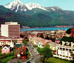 Juneau Alaska AK Downtown Area and Federal Building UNP Chrome Postcard  C17 - £3.02 GBP