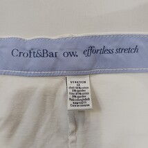 Croft & Barrow RN#73277 Women's White Cotton Mini Stretch Denim Skort Size 12 image 7