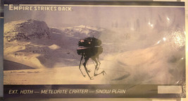Empire Strikes Back Widevision Trading Card 1995 #2 Hoth Meteorite Crater - £3.15 GBP