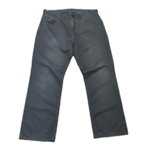 Dockers Straight Leg Pants ~ 36W 29L ~ Flat ~ Dark Gray ~ 100% Cotton  - $17.09