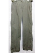 Sutton Studio Bloomingdale&#39;s Chino Pants Green Gray Cotton Chinos size 4 - $14.93