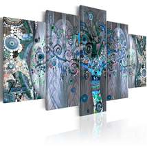 Tiptophomedecor Abstract Canvas Wall Art - Twisted Tree - Stretched &amp; Framed Rea - £71.92 GBP+
