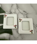 Disney Vintage Kodak Mini Picture Frame Magnets White Mickey 1989 Cerami... - $39.11 CAD