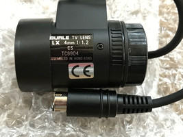 NEW Burle TC9904 Automatic IRIS LX Series Lens for 1/3” CS Mount 4mm f/1... - $19.59