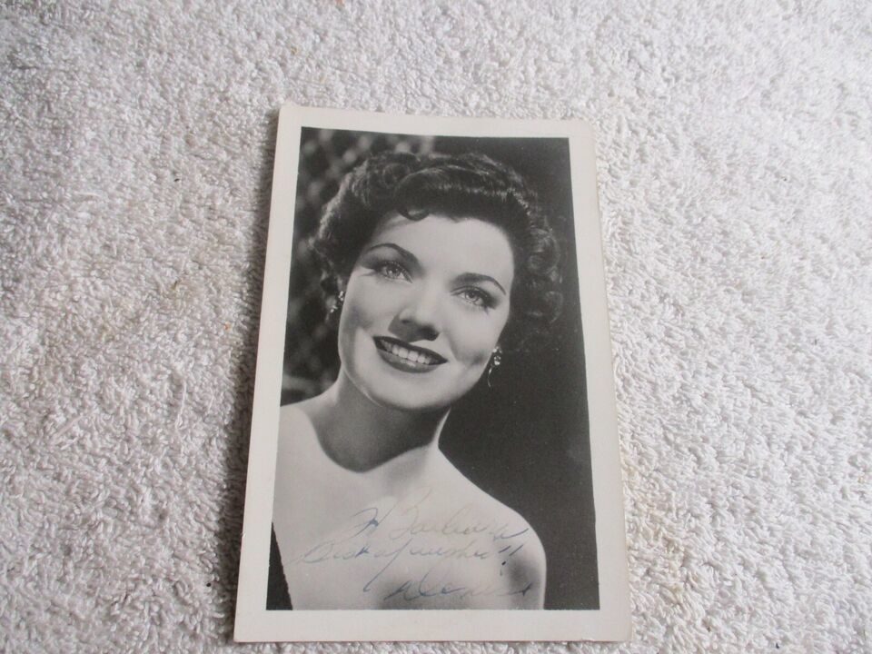 1951 POP Musician DENISE LOR  AUTOGRAPH RPPC Photo Postcard signed - $29.69