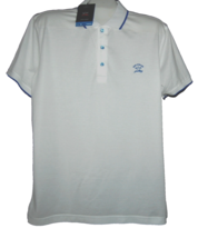 Paul &amp; Shark  Men&#39;s White Logo Italy Cotton T-Shirt Shirt Polo Size S - £79.94 GBP