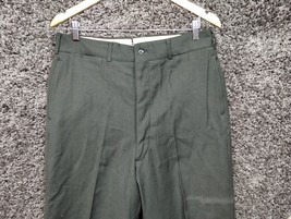 Vintage 1960s Military Trousers Men 34x36 Stand Long 8405-286-5101 - $27.77