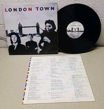 Wings London Town 1978 LP Vinyl Record SLEEVE AND LARGE POSTER VGC Paul ... - £18.02 GBP