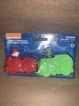 New Paw Patrol Small Vehicles Marshall And Rocky Red Green Cake Toppers - £3.09 GBP
