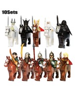 Lot 10 Pcs Knights Dark Sauron Horse Battle Army LOTR Minifigures Toys #1 - $18.99