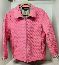 Weatherproof Garment Co Women&#39;s Jacket Coat Size XL Med Pink Quilted Nice Shape - £27.24 GBP