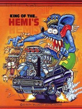 Mopar King of the Hemi&#39;s Rat Fink Metal Sign - $39.55