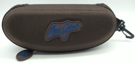 Maui Jim Brown Eyeglass Sunglass Hard Clamshell Zipper  w/ Belt Clip CASE ONLY - $13.53