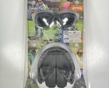 STIHL Combo Pack Protective Glasses &amp; NRR 31 Hearing Protector 7010 884 ... - £15.75 GBP