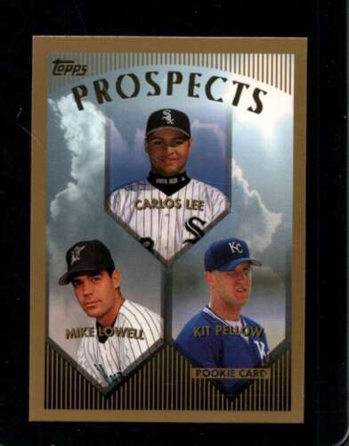 Primary image for 1999 TOPPS #425 CARLOS LEE/MIKE LOWELL/KIT PELLOW NMMT (RC)