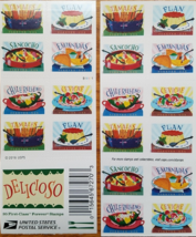 USPS &#39;Delicioso&#39; 2016 Stamp Sheet of 20 Forever Stamps, New - £15.80 GBP