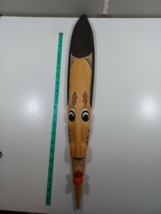 massai mask hand carved in kenya 23 inches - $29.70