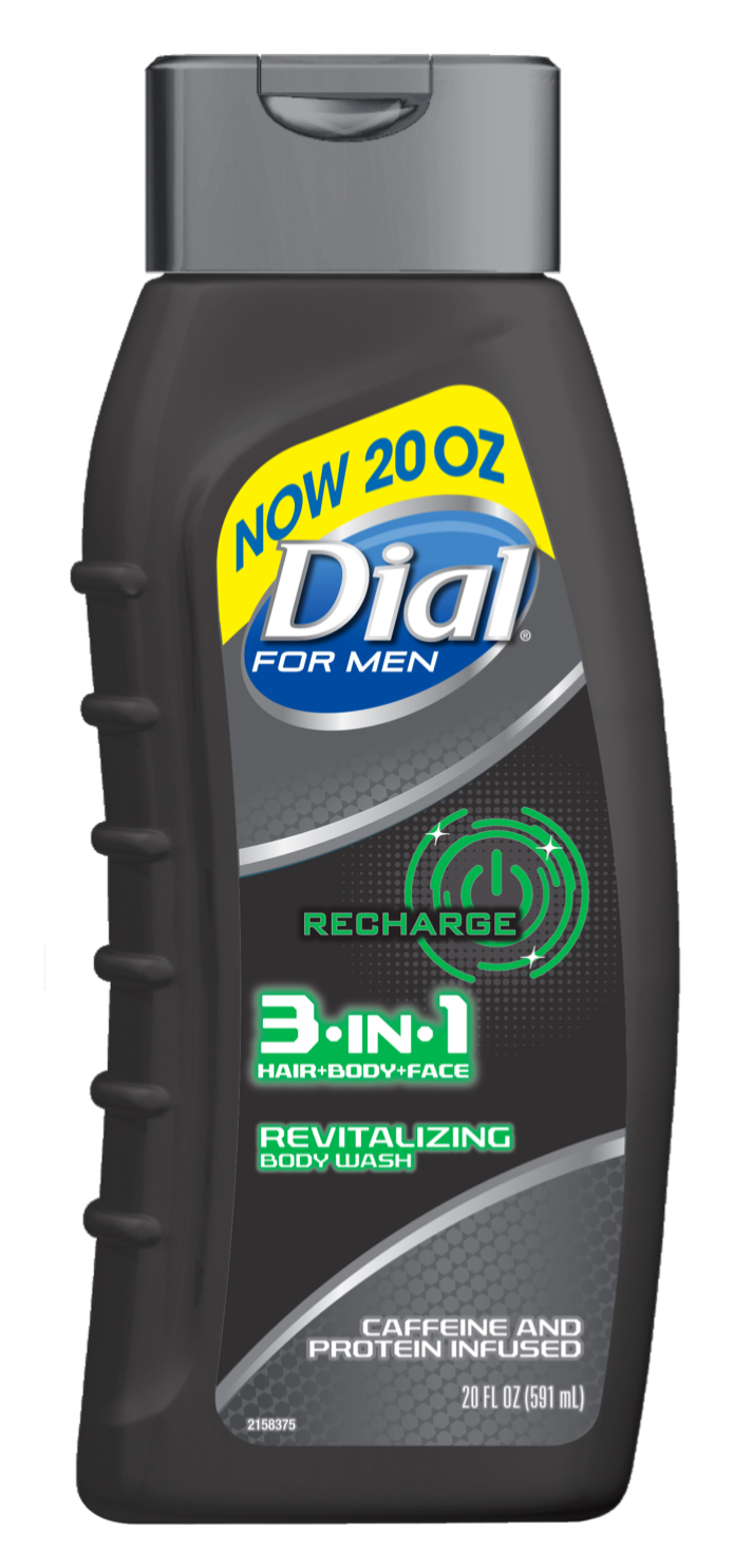 Dial For Men Body Wash, 3-in-1 Recharge, 20 Ounce - $8.49