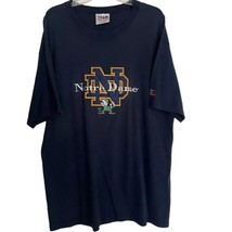 Vintage Notre Dame T Shirt Champion Big Graphic Fighting Irish Mens Xl - £10.18 GBP