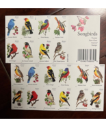 Sheet of 20 USPS Ten Colorful Songbirds 2014 Self-Adhesive Stamp - $12.65