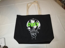 Obey Smash It Up black green beach bag tote bookbag travel one size NEW World - £14.23 GBP