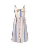 Jessica Simpson Girls Size Medium 10/12 Pastel Stripe Sundress NWT - £10.14 GBP