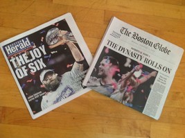 New England Patriots Super Bowl LIII Champion Set Boston  Globe Herald 2... - $28.11