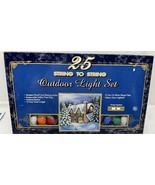 Vtg  Bulb Multicolor Christmas Lights Strand C7 - 25 Bulbs Indoor/Outdoo... - €21,35 EUR