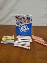 Gilette Toni Perm Spin Curlers Assortment 41 Assorted Blue Pink White &amp; Extras  - $5.86