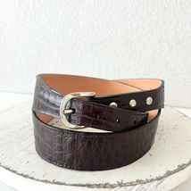 NEW Rod Patrick Boots Mens Western Belt 1.5 in Taper 44 in Brown Caiman ... - $292.05