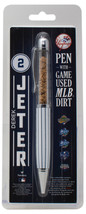 Derek Jeter New York Yankees Stylo Avec Jeu D&#39;Occasion Finale Saison MLB Dirt - £30.99 GBP