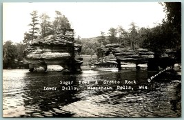 Cppr Sucrier Grotte Rock Inférieur Wisconsin Dells Wi Marron Studios Postale J6 - £8.74 GBP