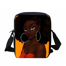 Black Queen African Crossbody Bag For Women 2020 Afro Girls Messenger Bag Big Pu - £53.25 GBP
