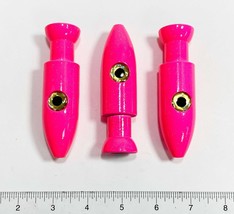 Bullet Lead Sea Witch Lure Heads Hot Pink 350 gram Package of 3 for Fishing - £30.33 GBP
