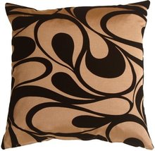 PILLOW DÉCOR Dramatic Swirls Silver 19&quot; Square Decorative Pillow - $39.95+