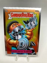 Garbage Pail Kids Collectible Trading Card Reinforced Aaron 208a - $5.93