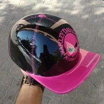 Custom Motorcycle Helmet Baseball Cap Style fiberglass Pink color free s... - £173.12 GBP