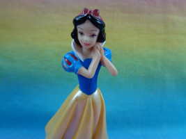 Disney Princess Snow White PVC Figure or Cake Topper on Red Base - as is - £2.03 GBP