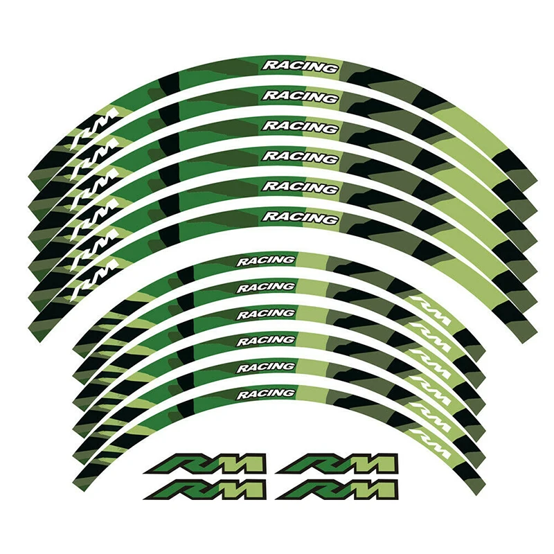 &quot;21 &quot;19 Rim Wheel Stripes Tape Stickers Rm 125 250 1990-2008 - £149.63 GBP