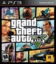 Grand Theft Auto GTA 5 V (Playstation 3 PS3) Black Label w/ Map - $19.39