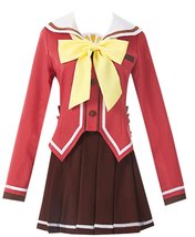 ZYHCOS Girls Red School Uniform Jacket Brown Skirt Halloween Party Costume Dress - £48.22 GBP