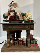 Vintage 1993 Holiday Creations 20&quot; Animated Santa Workshop - Working - £31.00 GBP